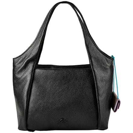Gabs Leren schoudertas G3 Hand Bag Nero zwart