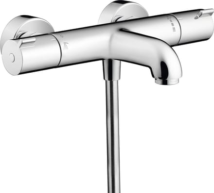 Hansgrohe Thermostatische Badkraan Myfox - Waterbesparend - Chroom - 15 Cm