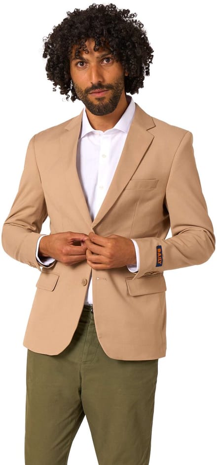 Opposuits Daily Mannen Blazer - Heren Jasje - Daily Dark Sand - Beige - Maat EU 60