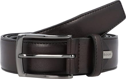 LLOYD Leren Riem Thin Leather Belt W90 Dark Brown Bruine