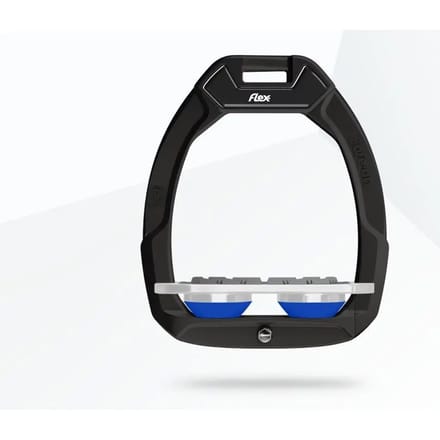 Veiligheidssportbeugels Plat Grip Zwart/Graal/Blauw Flex-On Safe-On