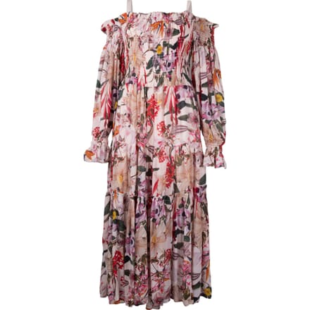 AllSaints Lillemor Leondra Dre Pearl White Multi Taglia: 38 | Abiti Midi Outlet | Donna | Bianco