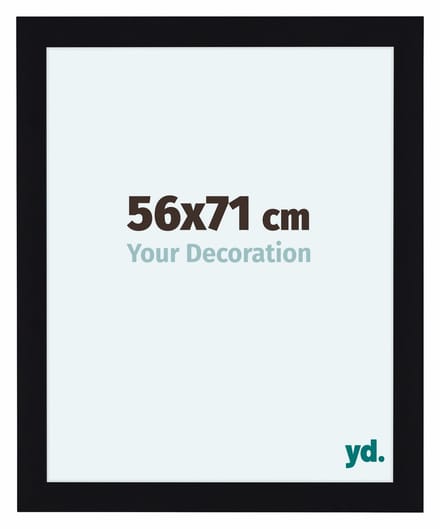 Your Decoration - Fotolijst 56x71 cm - MDF - Zwart Hoogglans - Como