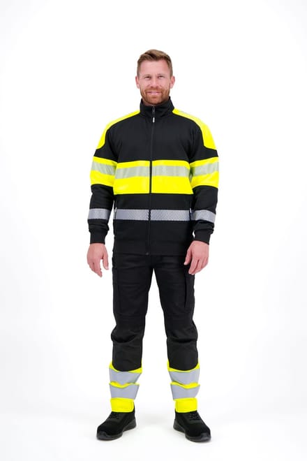 Herock Karis High Vis Sweatvest Zwart / L