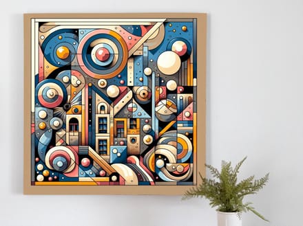 Kunstprint | Wanddecoratie | Dibond | 60 × 60 cm