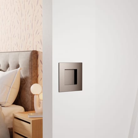 Schuifdeurkom - Mocca blend - RVS - GPF - GPF0714.A3E mocca blend 70x70mm