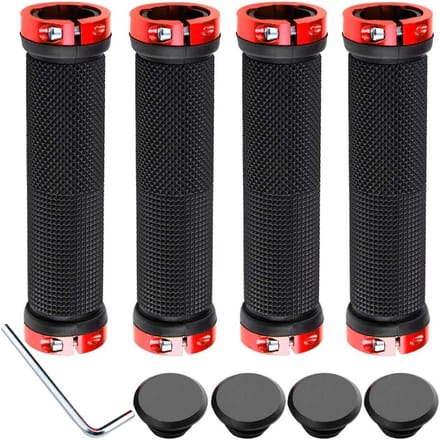 Professionele Fietshandvatten met Dubbele Locking, Antislip Rubber, Geschikt voor Mountainbikes en Stadsfietsen, 2 Paar