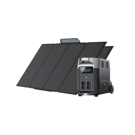EcoFlow DELTA Pro Solar Generator (Portable PV400W)