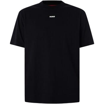 Hugo Short Sleeve Crew Neck Tee - Black T-Shirts