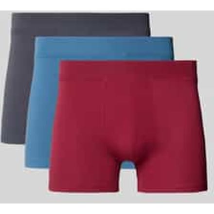 slim fit trunks met elastische band in set van 3