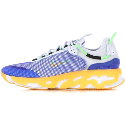 React Live Premium voetbal grijs/laser oranje/hyper royal lage herenschoen