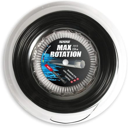 Topspin Cyber MAXation Heptagonal Rol Snaren 220m-Zwart