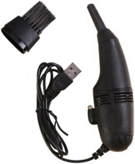 Mini USB Stofzuiger - Computer Reiniger - Bureau Schoonhouden - Compact Ontwerp - Mini Formaat - Zwart