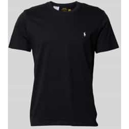 T-shirt met logostitching