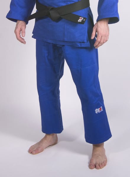 Ippon Gear Fighter, Blauwe judobroek voor fighters (Maat: 195)