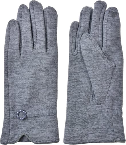 Clayre & Eef Handschoenen Winter 9x23 cm Grijs Polyester