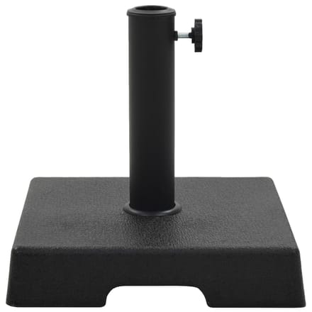 vidaXL - Parasolvoet - vierkant - 8 - kg - polyresin - zwart