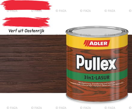 ADLER Pullex 3in1-Lazuur Shitake, bruine beits 0,75 liter
