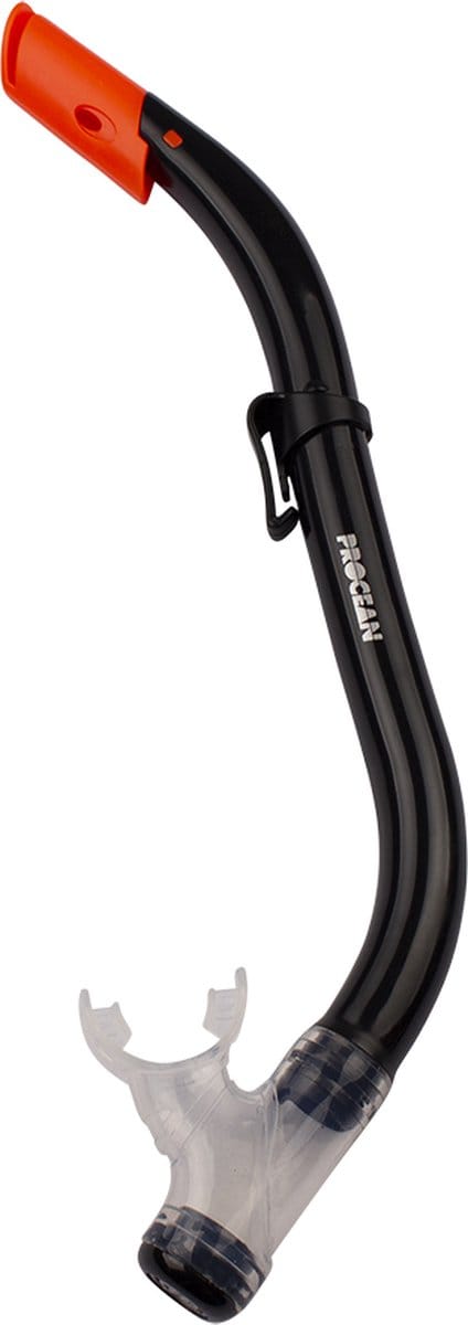Junior snorkel zwart/oranje