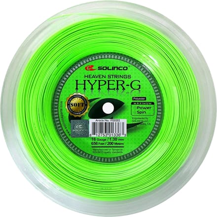 Solinco Hyper-G Soft Rol Snaren 200m-Groen
