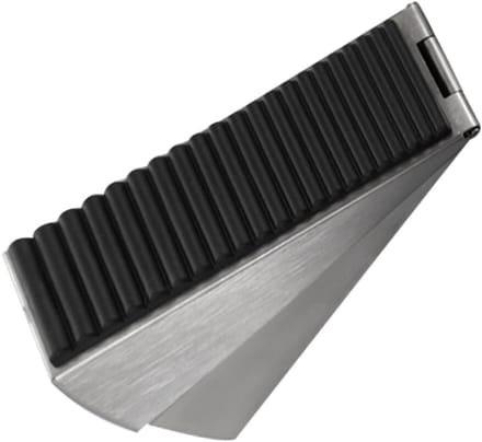 Zware Deurstopper - Deurwig Antislip - Deuren Beschermen - Robuuste Grip - 13x7.5x4.6cm - Grijs