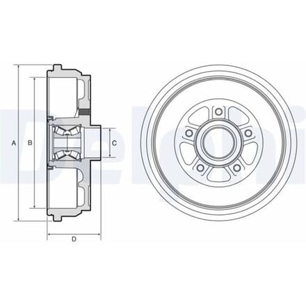 Remtrommel DELPHI BFR656