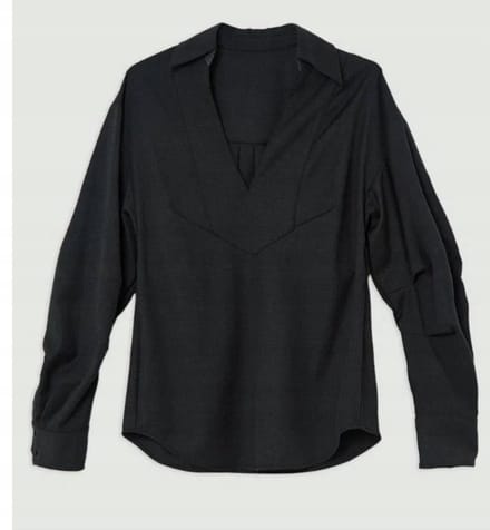 Karen Millen - Blouse - Lange Mouw - Petite - Zwart