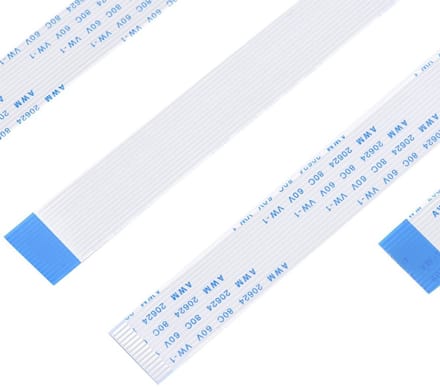 ONF3 - 15Pin FFC Flex Verlengkabel - Flexibele Platte Kabel - 3 stks/set - Wit - Geschikt voor Camera - 30 cm / 50 cm / 100 cm