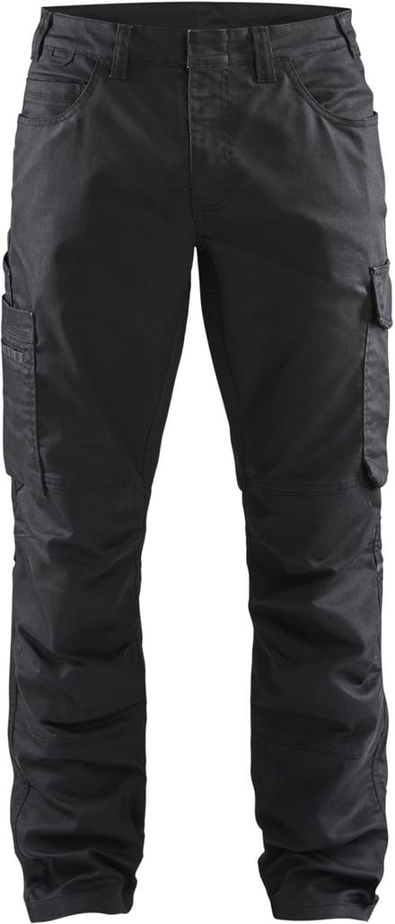 Blaklader Service werkbroek denim stretch 1439-1141 - Zwart/Zwart - C58