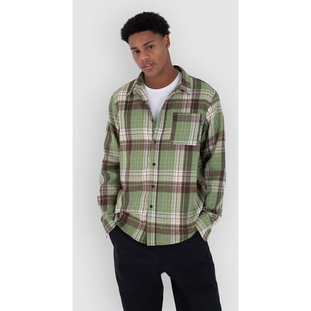 Hurley Axe Flannel Shirt groen