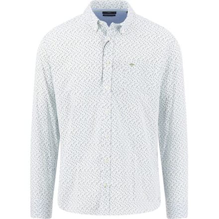 Fynch-Hatton Overhemd Seasonal Multi Pattern Button-Down Avocado / male