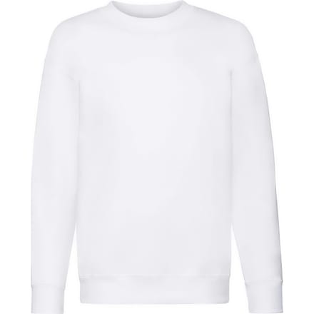 Fruit of the Loom Sweatshirt met Drop Shoulder voor Kinderen/Kinderen (Wit)