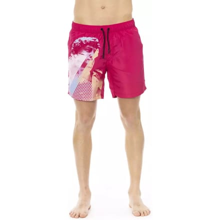 Zwemshorts met geometrisch figuurprint
