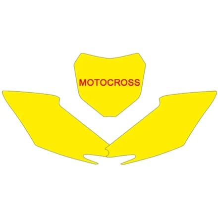 Motorplaat Blackbird Racing Honda CRF250R/450R (x3)