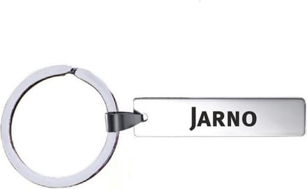 Sleutelhanger Met Naam - Jarno - RVS