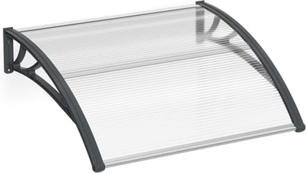 Deur luifel - Voordeur overkapping - Regen bescherming - UV bestendig - 100 x 150 cm - Transparant