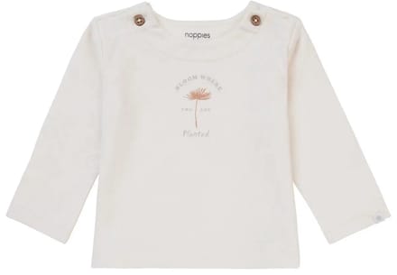 Noppies Unisex Tshirt Madison Lange Mouwen Pristine - 50