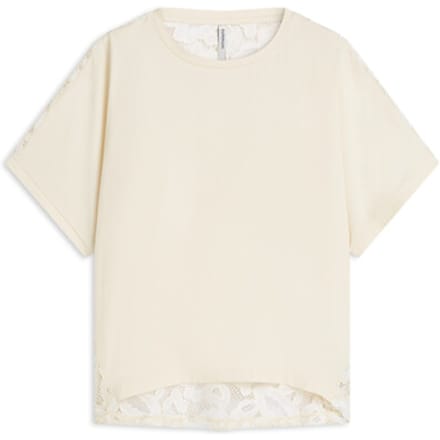 Summum top crochet back 3s5324-30789 122 ivory