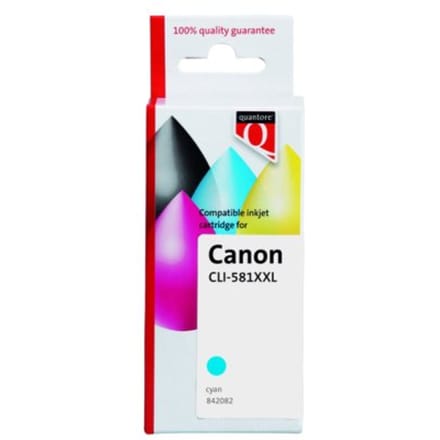 Inktcartridge Quantore alternatief tbv Canon CLI-581XXL blauw