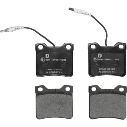Remblokset DELPHI LP667, achter