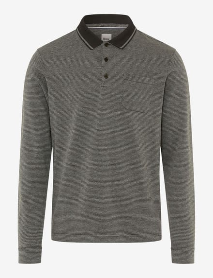 Brax Heren Poloshirt  Style PHARELL pine, groen, maat M