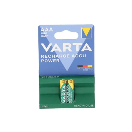 Oplaadbare batterij VARTA POWER PLAY LONGLIFE, micro AAA, 2 stuks