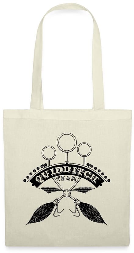 Harry Potter Quidditch Team black Tas Van Stof Schoudertas