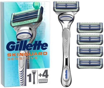 Gillette scheermes Skinguard sensitive + 5 scheermesjes STARPACK