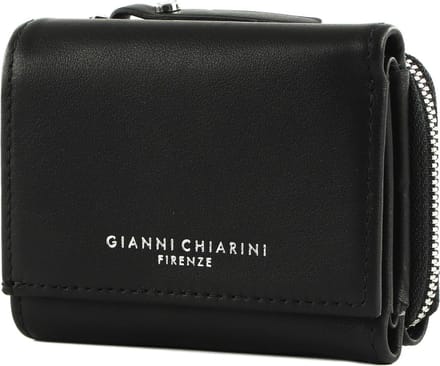 GIANNI CHIARINI Leren Portemonnee Lush Wallet Nero Zwart