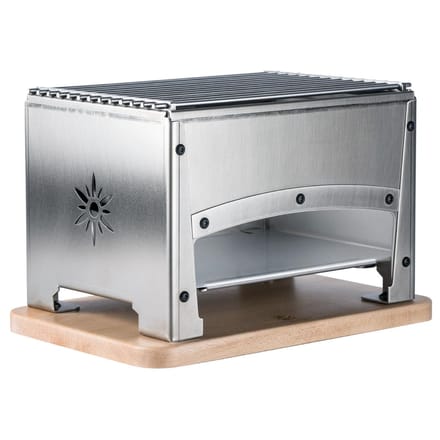 Tafelbarbecue op houtskool 33x22cm - tellier - brasi-f