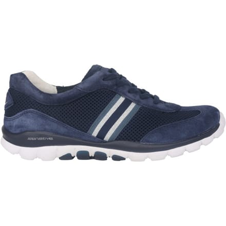 Gabor rollingsoft sensitive 66.966.16 - dames rollende wandelsneaker - Blauw - maat 37.5 (EU) 4.5 (UK)