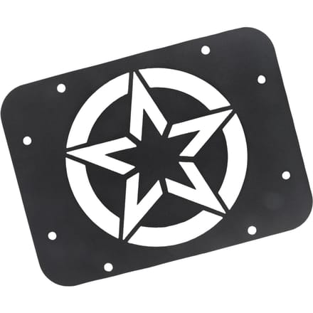 Achterklep Ventilatiekap Verwijderaar Opvulplaat Sterpatroon Past voor JK JKU 07‑17 black