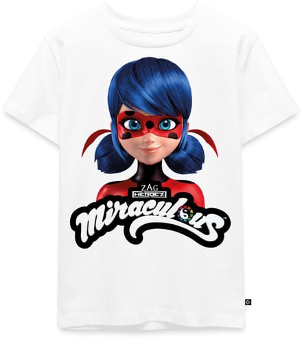Miraculous Ladybug Met Logo Premium T Shirt Kinderen