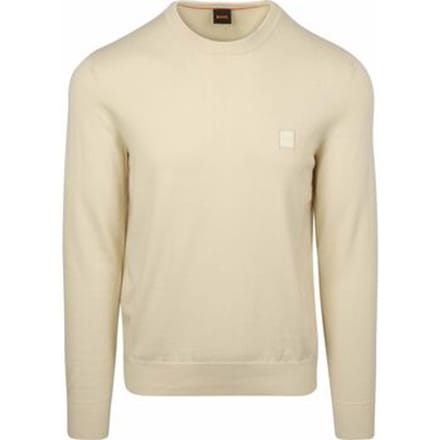 BOSS Pullover Kanovano Off White - Maat XXL - Heren - Pullovers